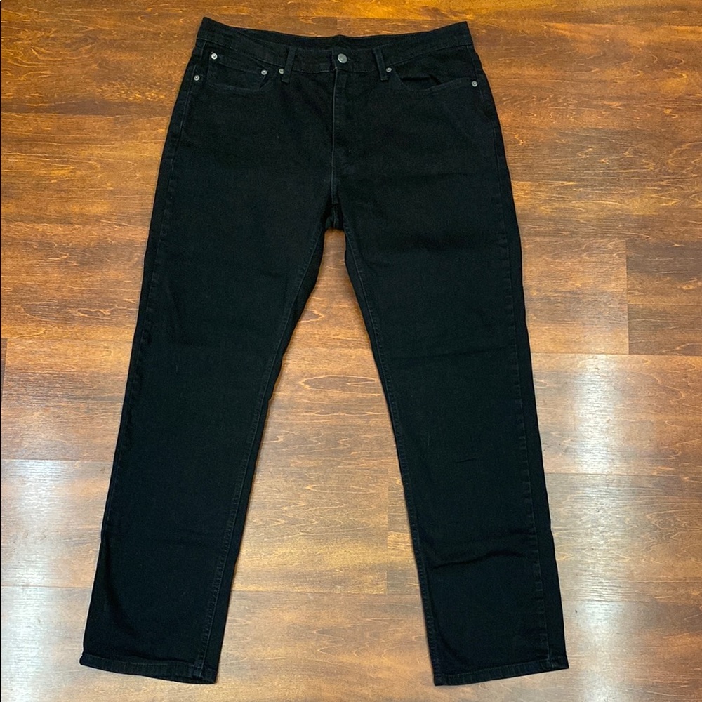 Levi Strauss Black Straight-Leg Jeans